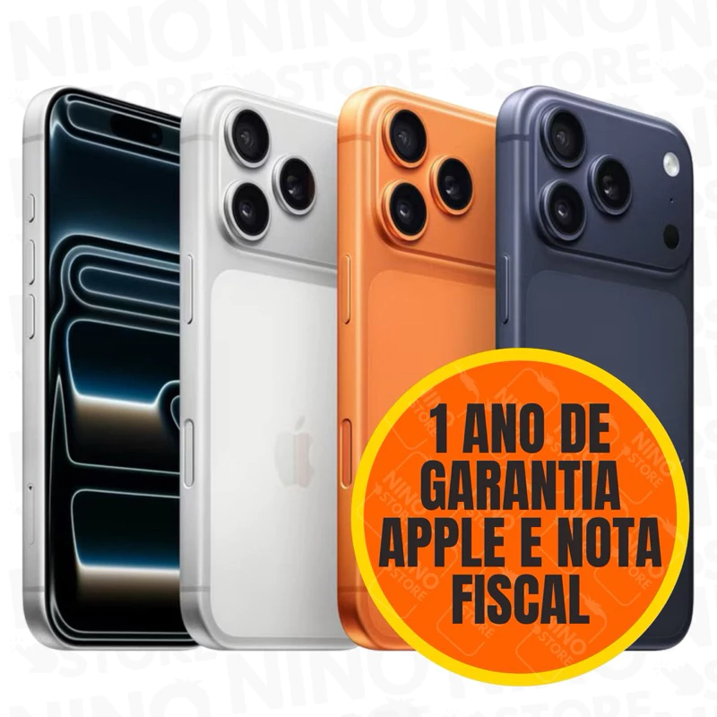 Celular iPhone 17 Pro Max 256GB 5G Dual SIM Lacrado Original – O Melhor da Tecnologia Apple