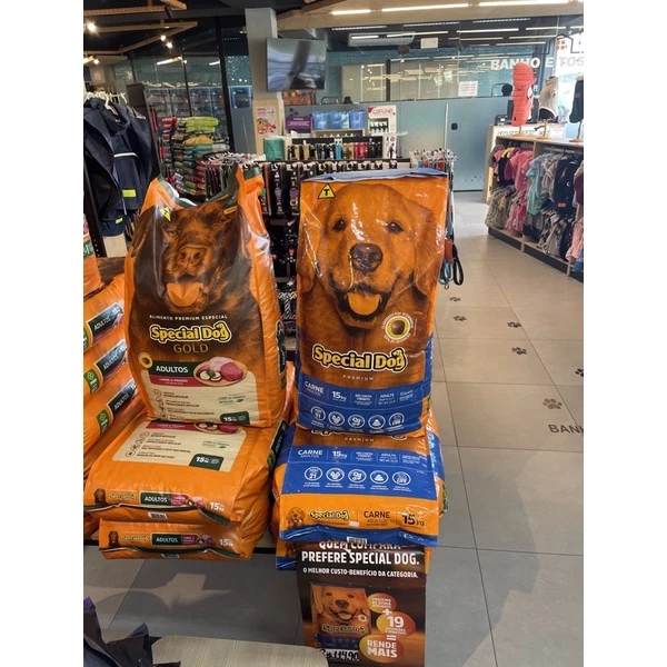 Ração Special Dog Premium Cães Adultos Sabor Carne 15kg: Nutrição Completa para Seu Melhor Amigo.