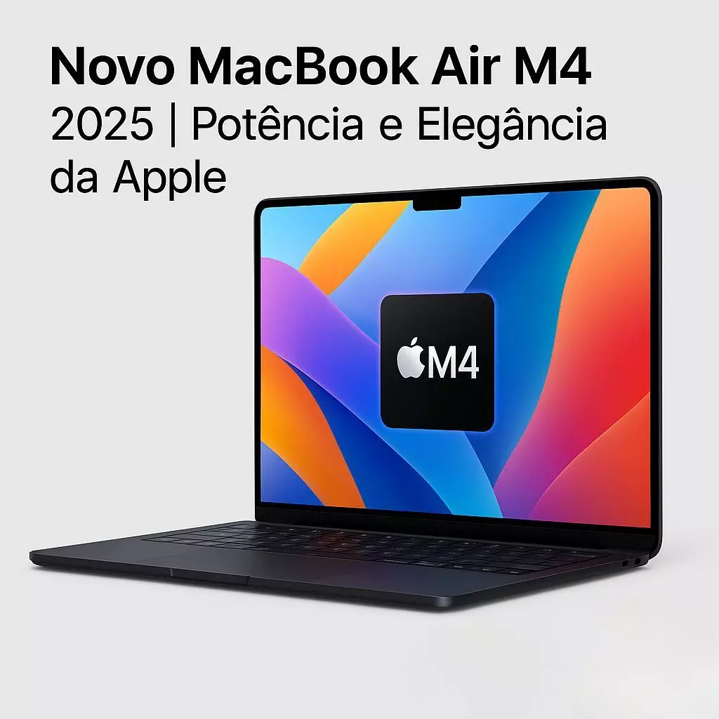 MacBook Air Apple chip M4: Potência e Elegância em um Só Produto.