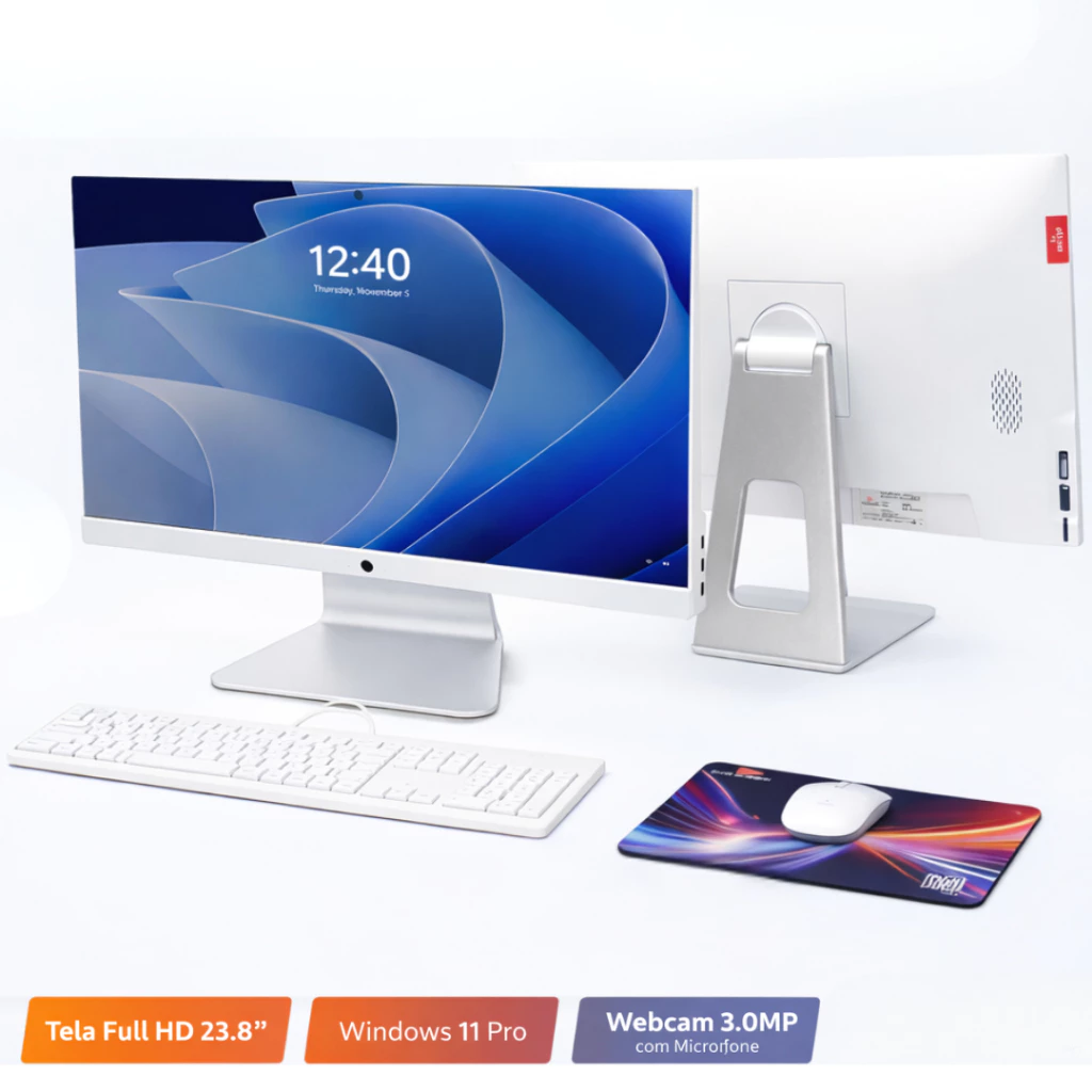 Hub de Comando Visionário: Potência i7 e Design Integrado! 💻✨